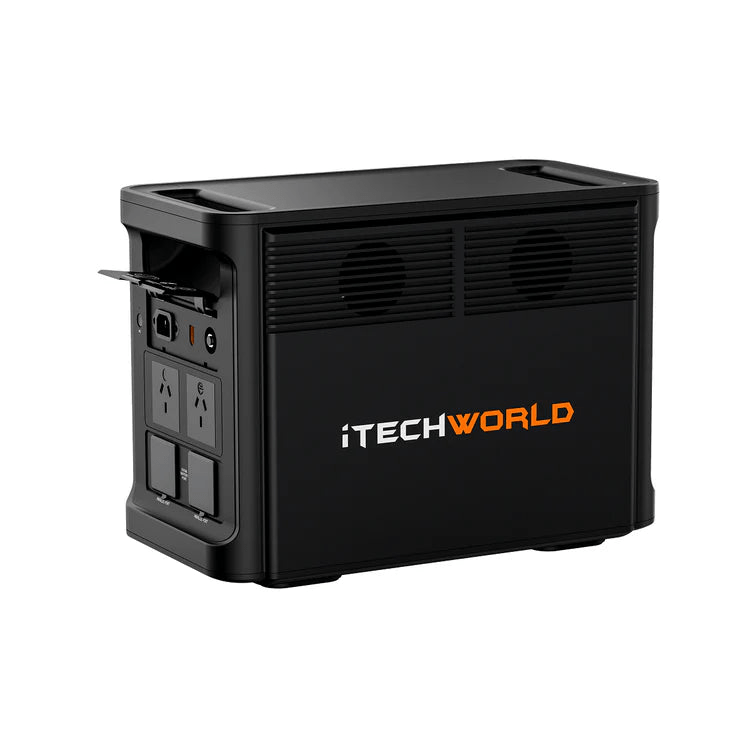 iTechWorld PS1800 PRO Portable Lithium Power Station | 1800W 1536Wh - Cap Rouge