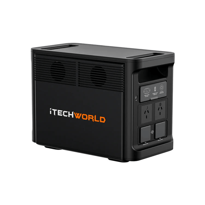 iTechWorld PS1800 PRO Portable Lithium Power Station | 1800W 1536Wh - Cap Rouge