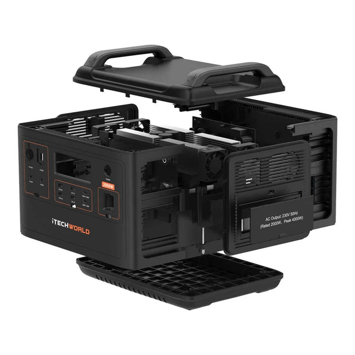 iTechWorld PS2000 Portable Lithium Power Station | 2000W 2048Wh - Cap Rouge