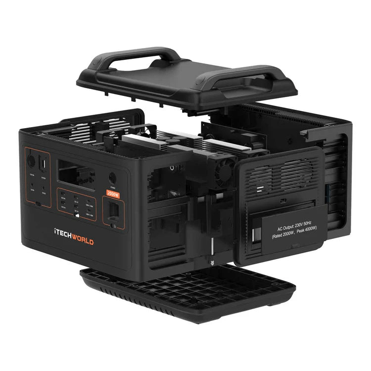 iTechWorld PS2000 Portable Lithium Power Station | 2000W 2048Wh - Cap Rouge