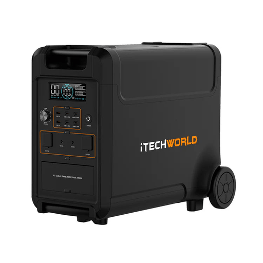 iTechWorld PS3600 PRO Portable Lithium Power Station | 3600W 3840Wh - Cap Rouge