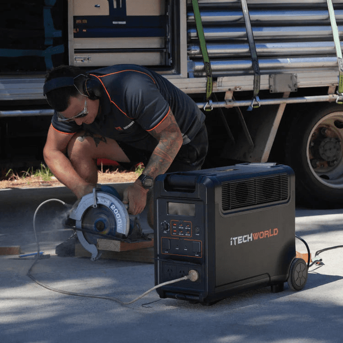 iTechWorld PS3600 PRO Portable Lithium Power Station | 3600W 3840Wh - Cap Rouge