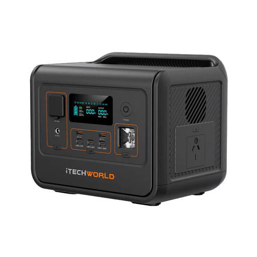 iTechWorld PS800 Portable Lithium Power Station | 800W 512Wh - Cap Rouge