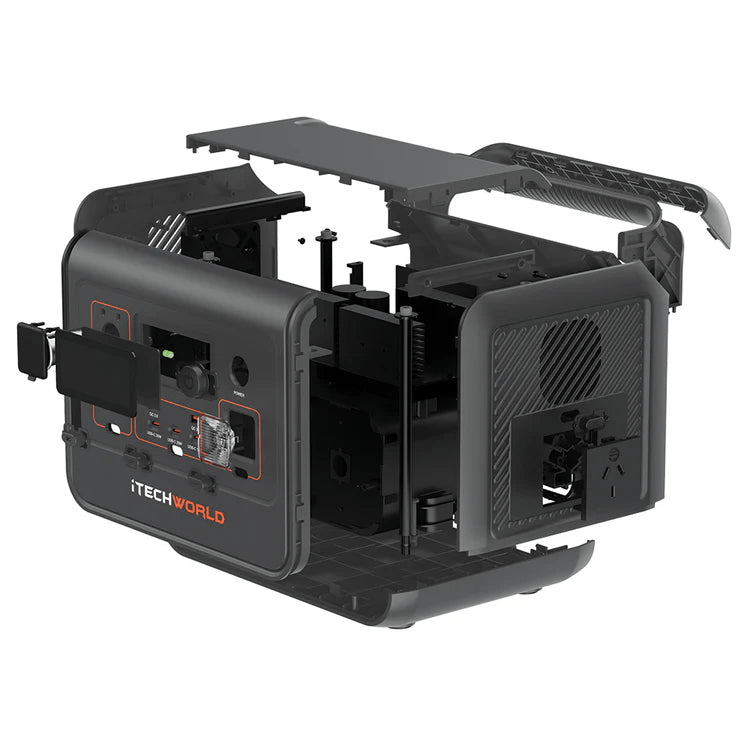 iTechWorld PS800 Portable Lithium Power Station | 800W 512Wh - Cap Rouge