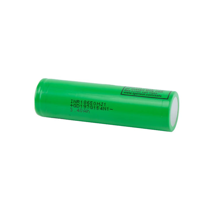 LG MJ1 18650 3500mAh 10A Battery - Cap Rouge