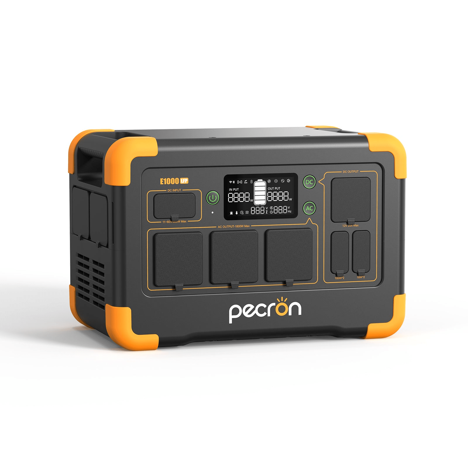 Pecron E1000LFP Portable Power Station | 1800W 1024Wh - Cap Rouge