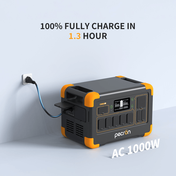 Pecron E1000LFP Portable Power Station | 1800W 1024Wh - Cap Rouge