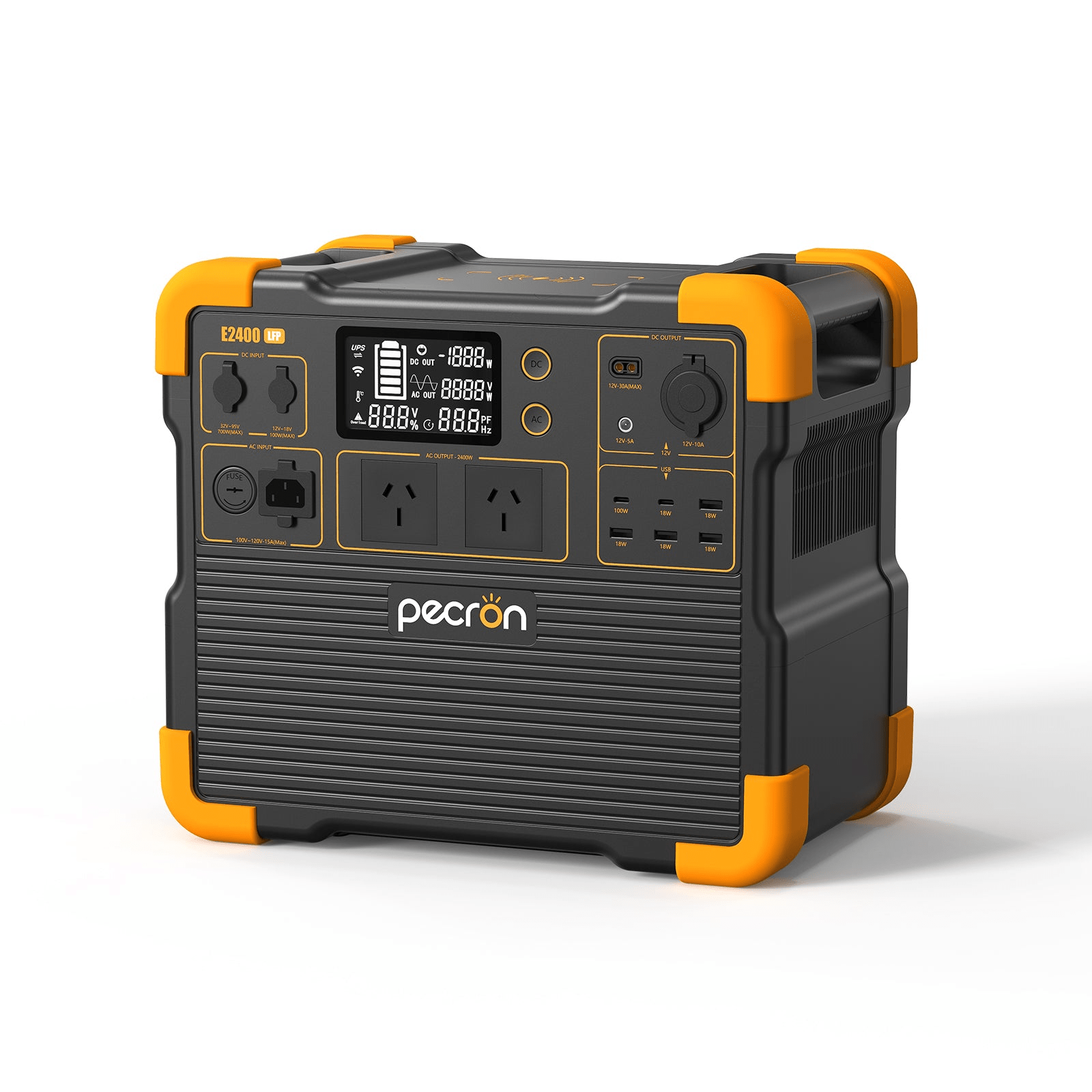 Pecron E2400LFP Portable Power Station | 2400W 2048Wh - Cap Rouge