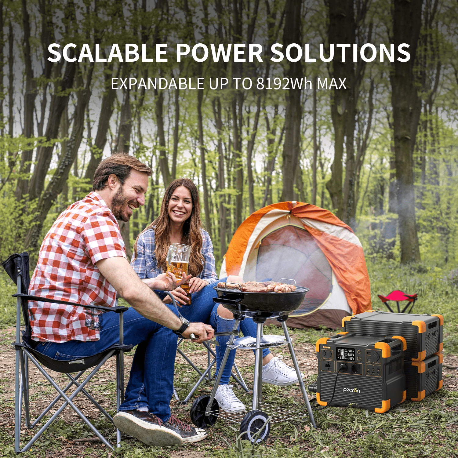 Pecron E2400LFP Portable Power Station | 2400W 2048Wh - Cap Rouge
