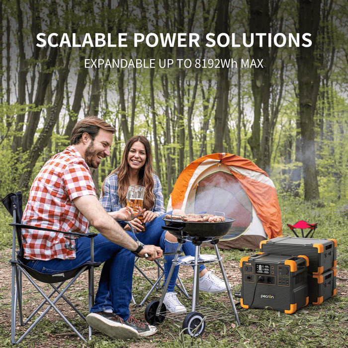 Pecron E2400LFP Portable Power Station | 2400W 2048Wh - Cap Rouge