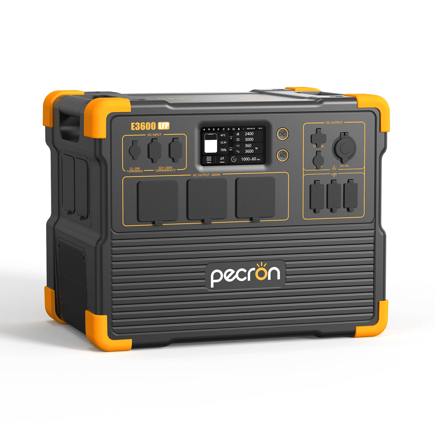 Pecron E3600LFP Portable Power Station | 3200W 3600Wh - Cap Rouge