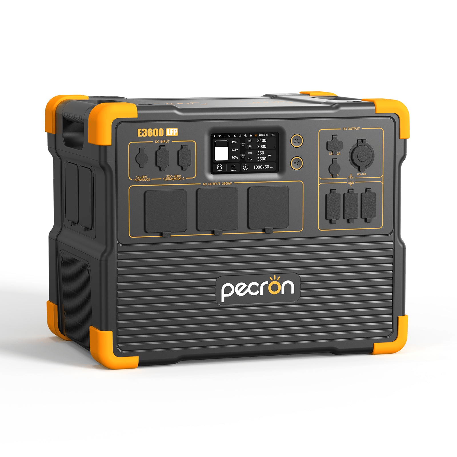 Pecron E3600LFP Portable Power Station | 3200W 3600Wh - Cap Rouge