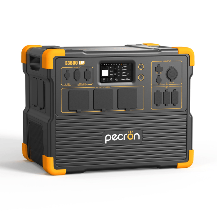 Pecron E3600LFP Portable Power Station | 3200W 3600Wh - Cap Rouge