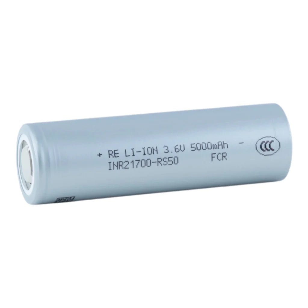 Reliance RS50 21700 5000mAh 70A Tabless Battery - Cap Rouge