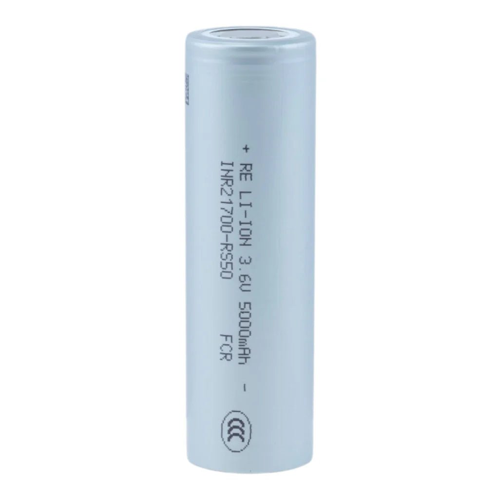 Reliance RS50 21700 5000mAh 70A Tabless Battery - Cap Rouge