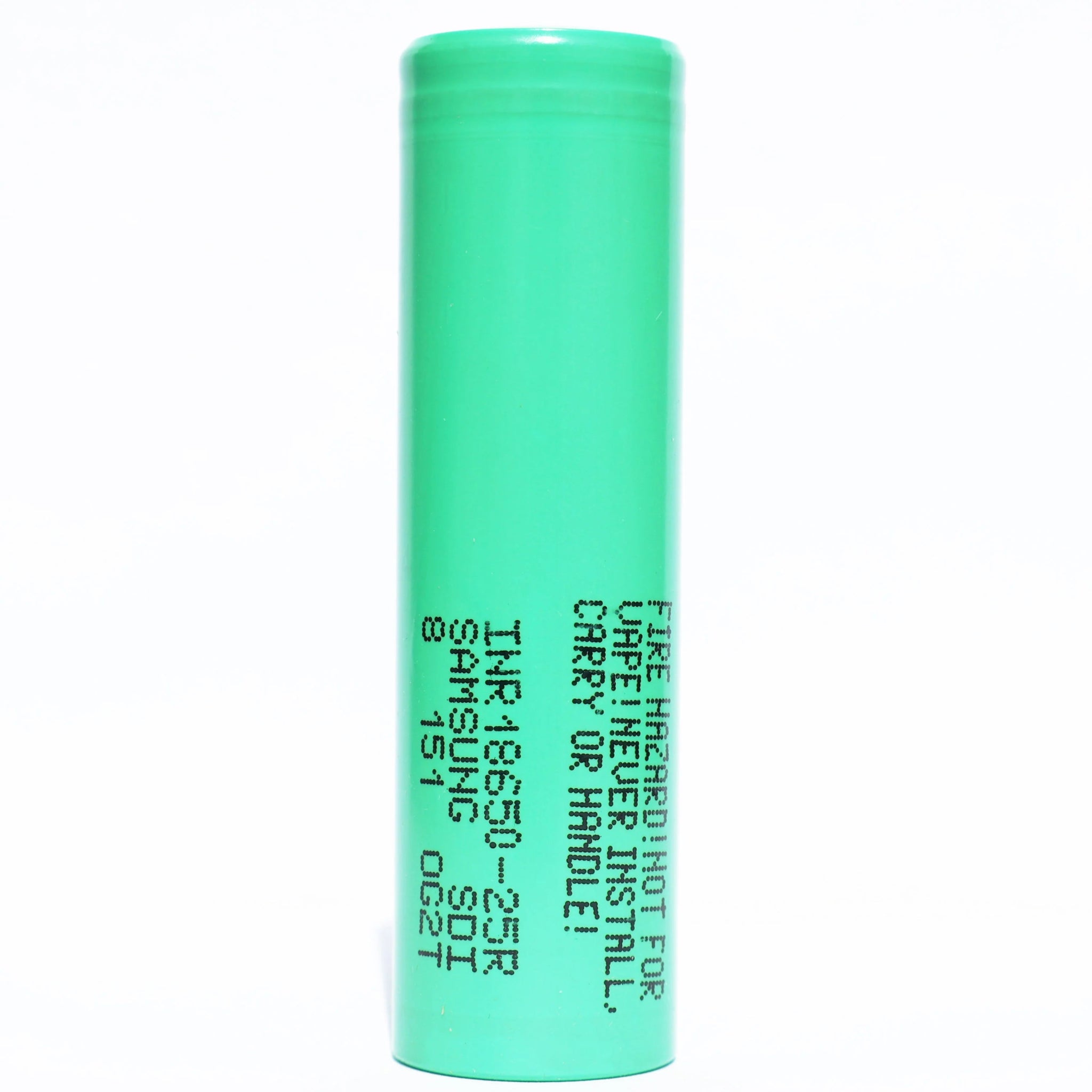 Samsung 25R 18650 2500mAh 8A - Button Top Battery - Cap Rouge