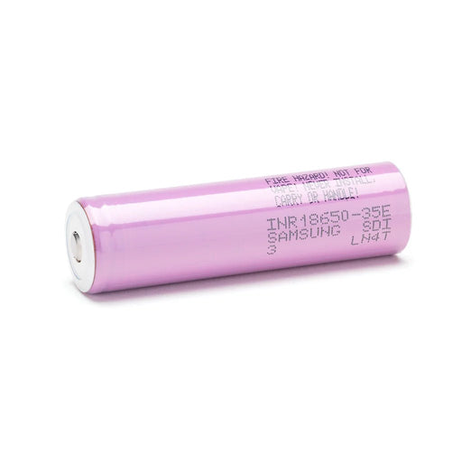 Samsung 35E 18650 3500mAh 8A - Button Top Battery - Cap Rouge