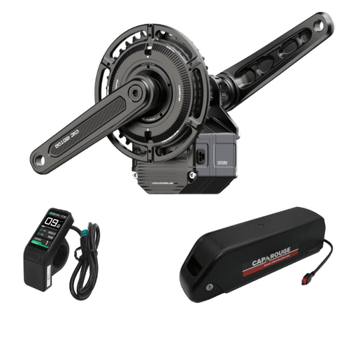 Street Legal CYC Photon Gen 2 Mid Drive eBike Conversion Kit 68 - 83mm With 14AH Samsung Battery - Cap Rouge
