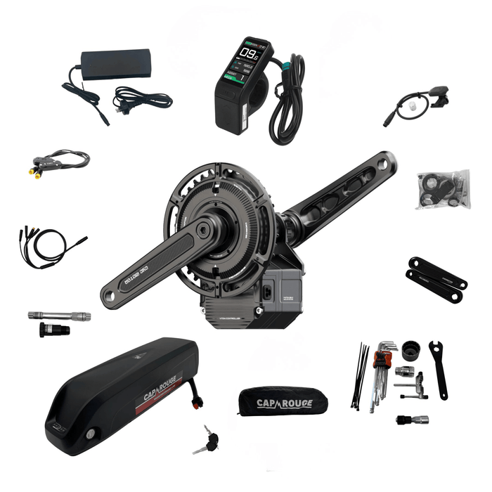 Street Legal CYC Photon Gen 2 Mid Drive eBike Conversion Kit With Samsung Battery + Charger EN15194 - Cap Rouge