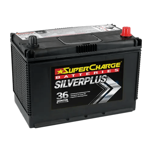 Supercharge 720CCA SILVERPLUS Car Battery SMFN70ZZLX - Cap Rouge