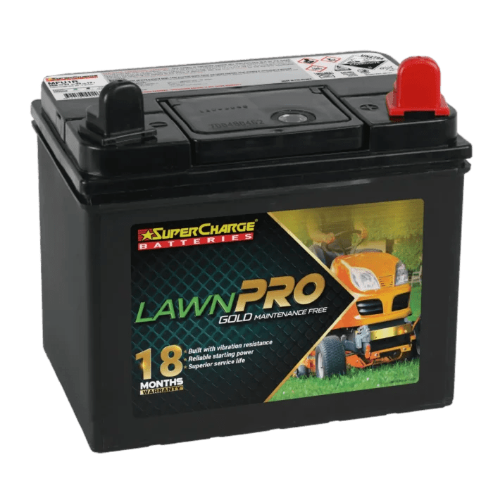 SuperCharge Gold Plus 350CCA Lawn Care Battery MFU1R - Cap Rouge