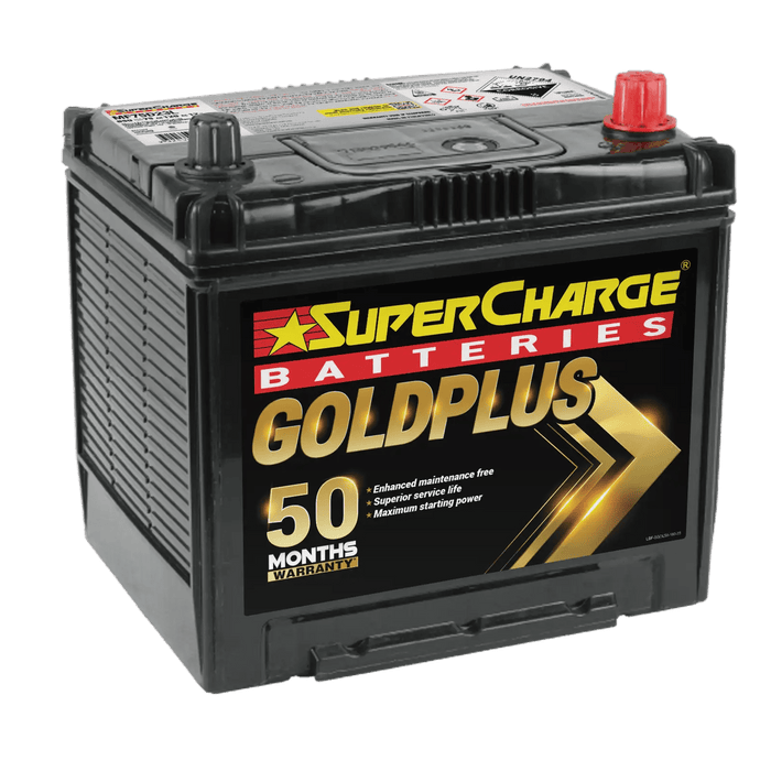 SuperCharge MF75D23L 12V 650CCA GoldPlus Battery - Cap Rouge