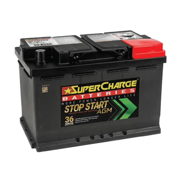 SuperCharge Stop - Start MF66HSS AGM Battery - Cap Rouge