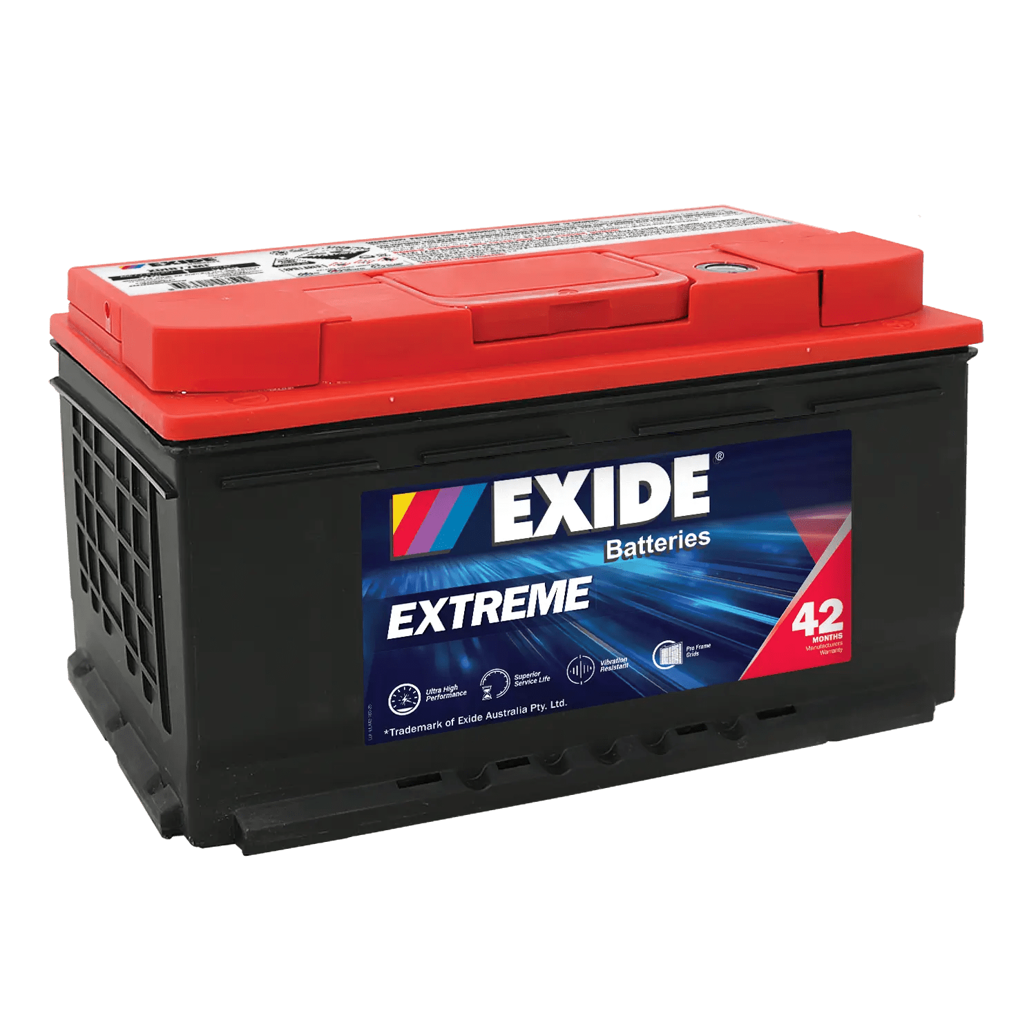 The Exide Extreme XDIN77MF - Cap Rouge