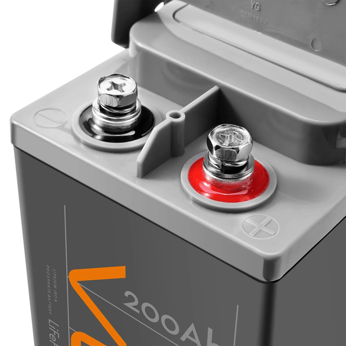 VoltX 12V 200Ah Slim Lithium Battery - Cap Rouge