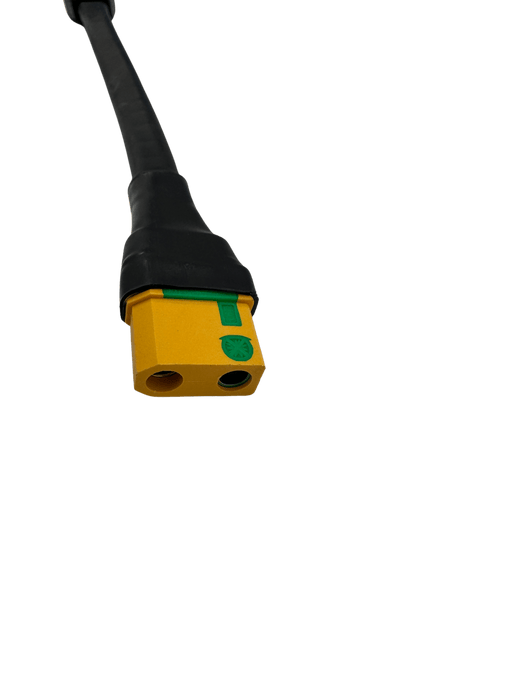 XT90 Male to XT90 Female Adapter CPXT90M - XT90F 35CM Right Angle - Cap Rouge