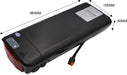 36V 11.6Ah / 418Wh Rear Rack Samsung eBike Battery With Rack CPPSE36-11.6-WR - Cap Rouge