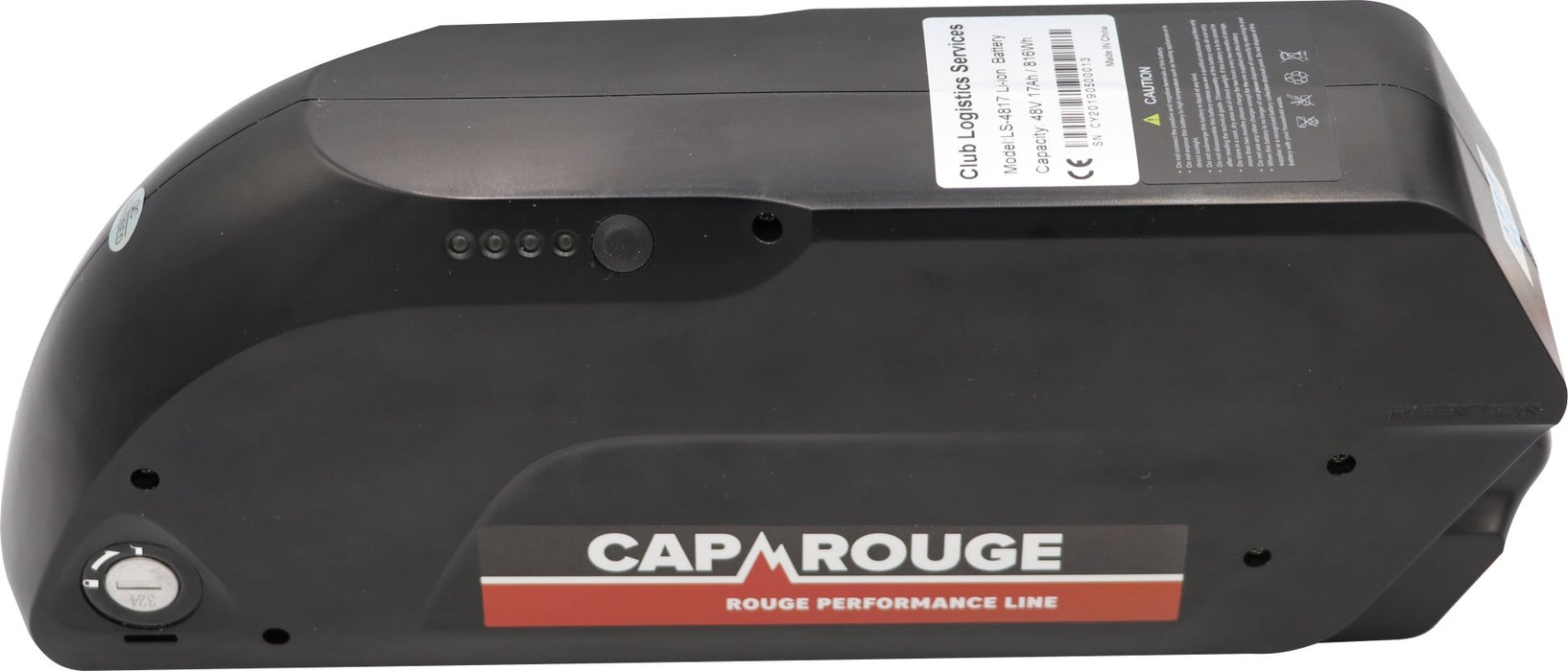 48V 17.5Ah / 840WH Downtube Tiger Shark Samsung eBike Battery CPWHBF48-17.5 - Cap Rouge