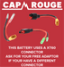 48V 20Ah / 960Wh Rectangle Samsung eBike Battery CPSQ48-20 - Cap Rouge