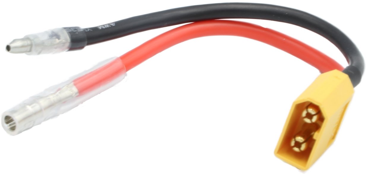 XT60 Male to Bullet Connector Lead CPXTBU - Cap Rouge